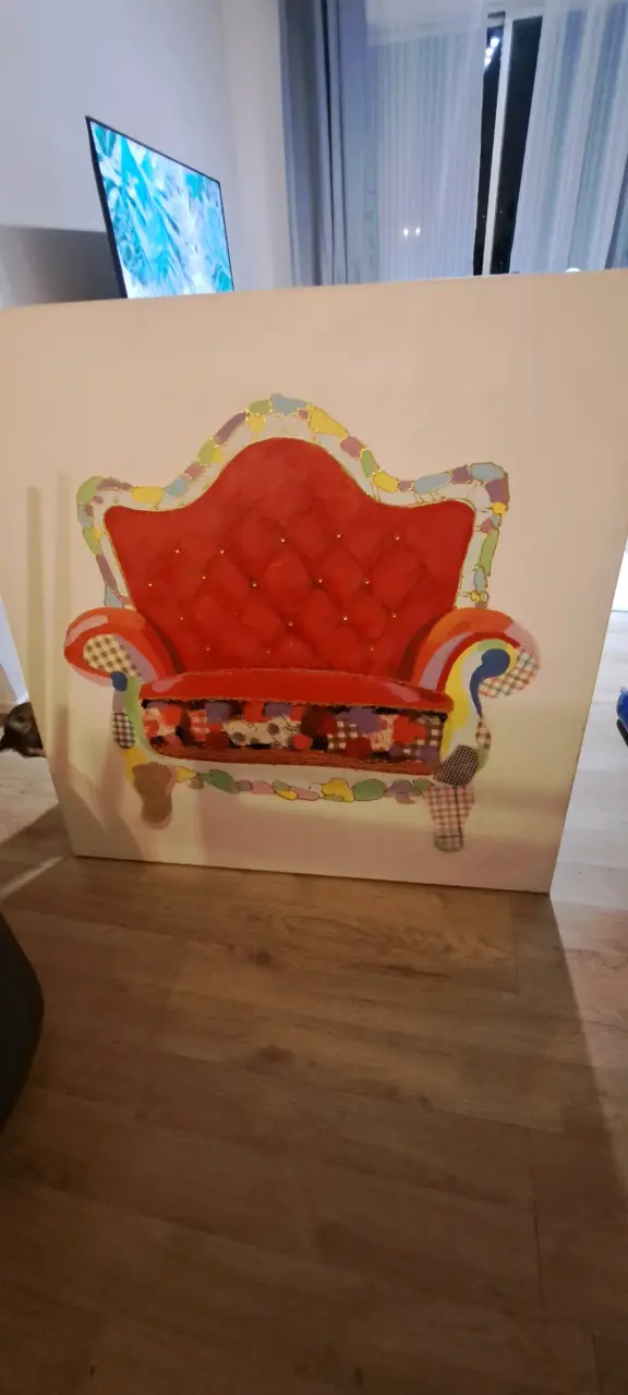 Cuadro Decorativo de Sillón Colorido - 3