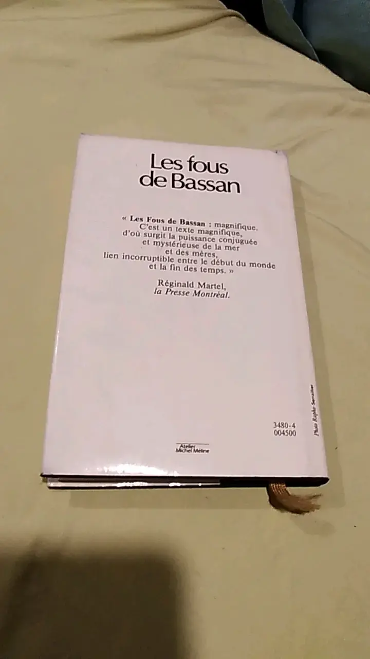 Libro 'Les fous de Bassan' de Anne Hébert - 2
