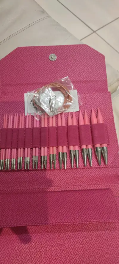 Set de Palillos Intercambiables Lykke Blush 3.5" - miniatura 1