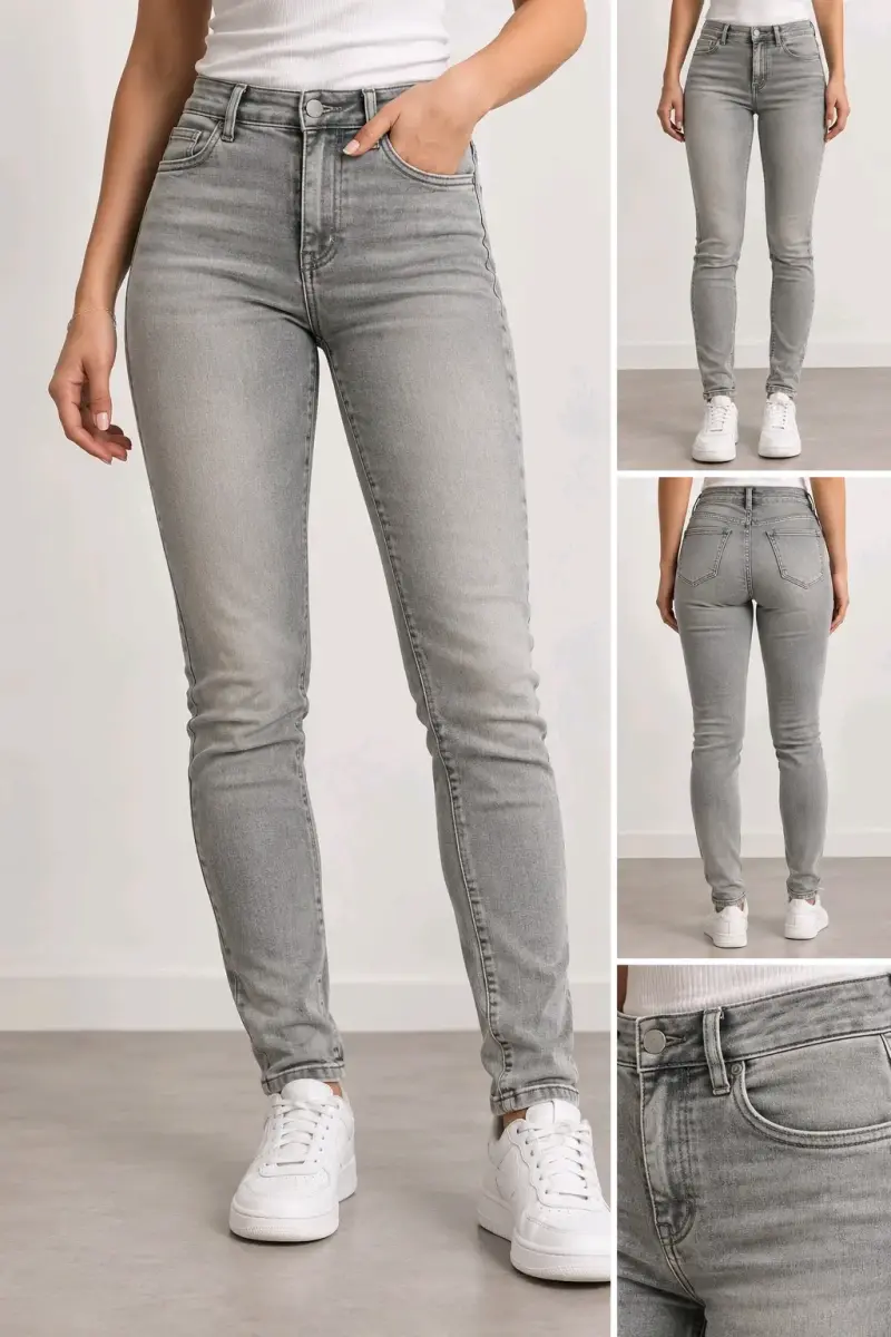 Best west jeans ajustados para mujer con diseños - 5