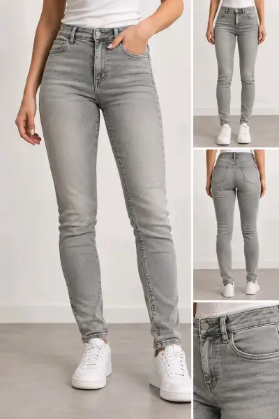 Best west jeans ajustados para mujer con diseños - miniatura 5