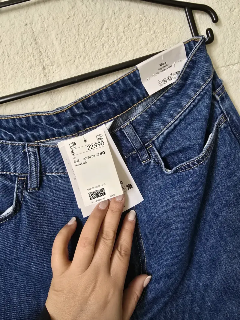 Jeans de mezclilla azul Hym nuevo - 2