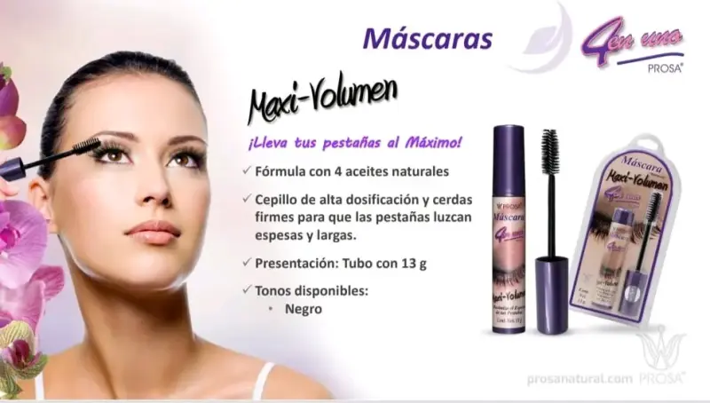 Máscara de Pestañas Maxi-Volumen y Professional - 1