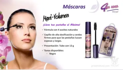 Máscara de Pestañas Maxi-Volumen y Professional - miniatura 1