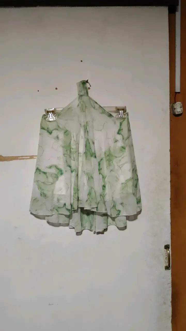 Conjunto de dos piezas estampado verde y blanco - 3