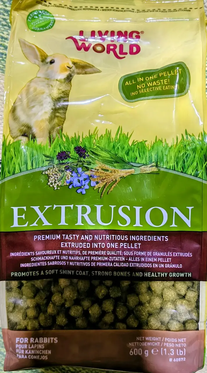 Alimento extrusionado para conejos Living World