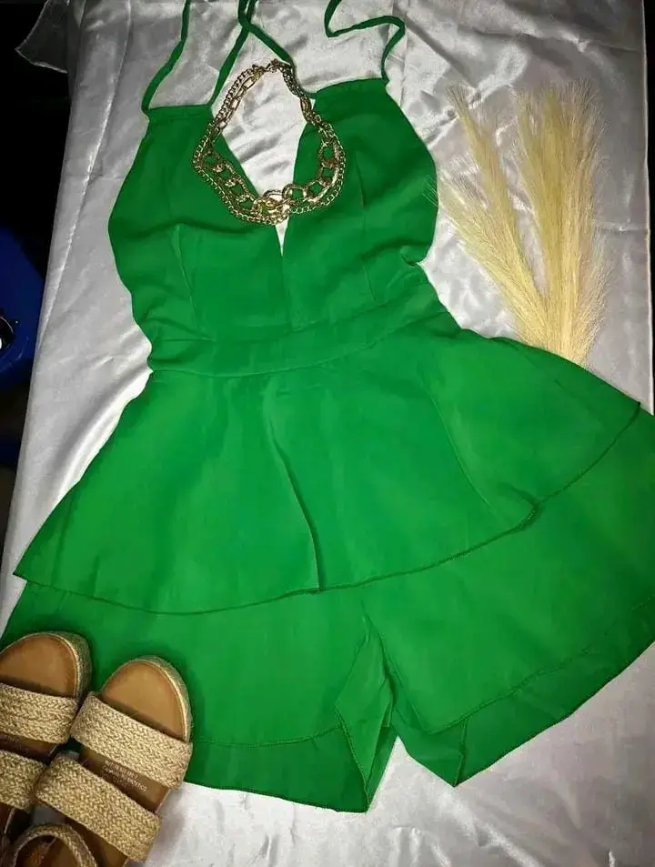 Vestido corto de verano con estampado floral - 5