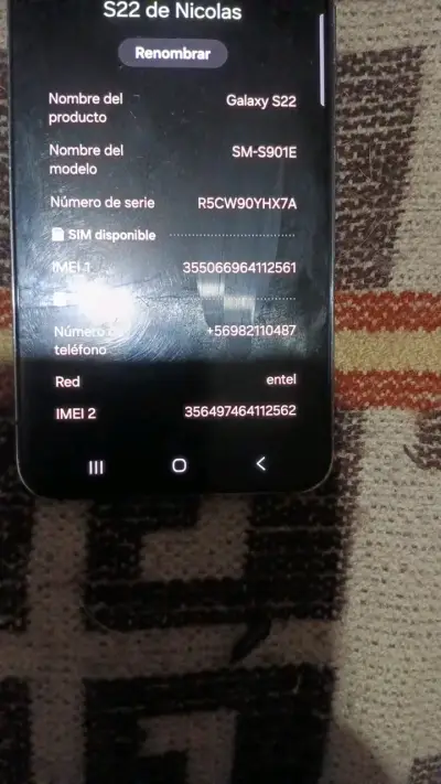 Samsung Galaxy S22 con pantalla intacta - miniatura 3
