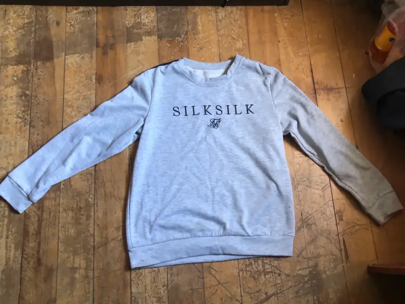 Polerón gris Silksilk para hombre