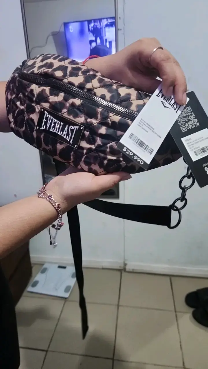 Riñonera Everlast estampado leopardo