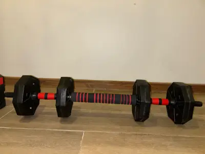 Set de Pesas y Kettlebell 8kg para Entrenamiento - miniatura 2