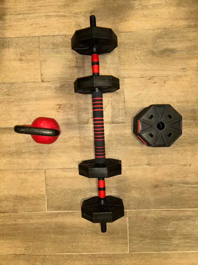 Set de Pesas y Kettlebell 8kg para Entrenamiento - 5