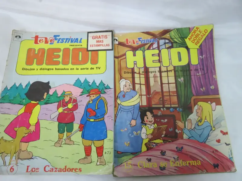 2 Revistas de historietas Heidi colección vintage - 1