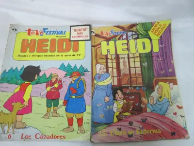2 Revistas de historietas Heidi colección vintage - miniatura 1