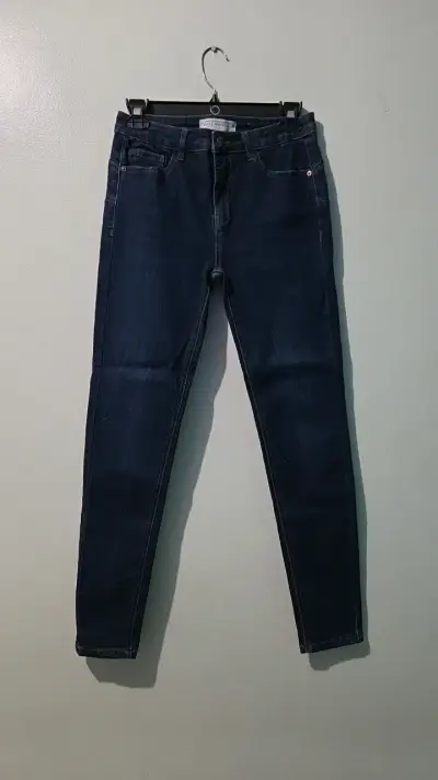 Jeans azul oscuro para mujer Basement - miniatura 1