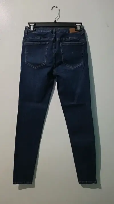 Jeans azul oscuro para mujer Basement - miniatura 2