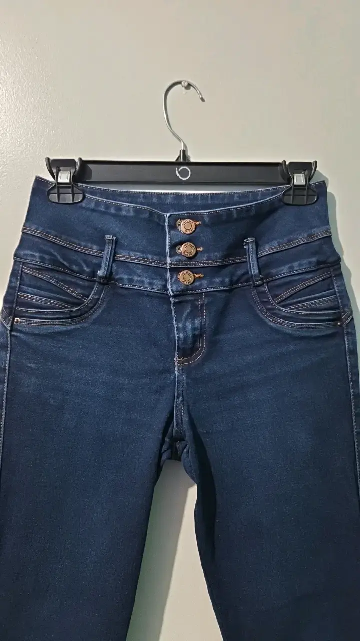 Jeans ajustados azul oscuro Mossimo - 1