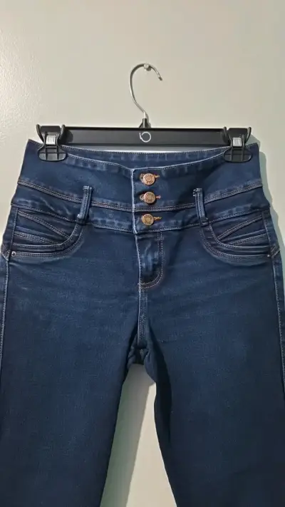 Jeans ajustados azul oscuro Mossimo - miniatura 1