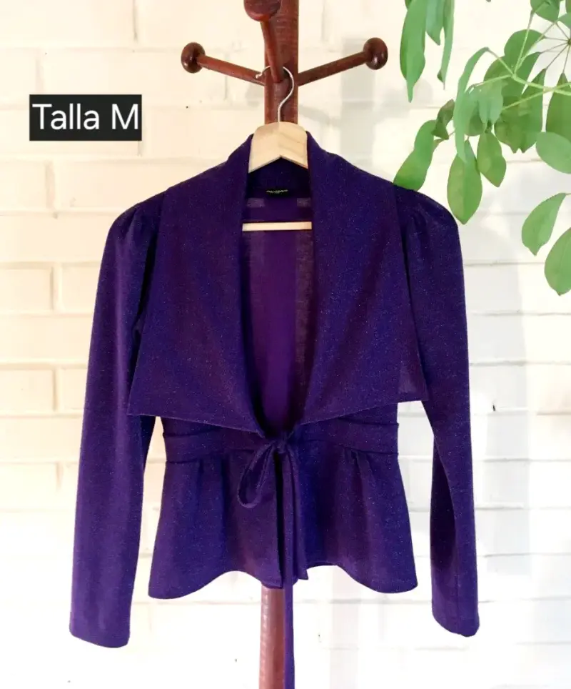 Falda de mezclilla con botones talla 36 - 5