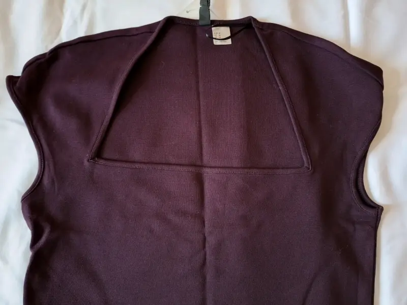 Vestido Ajustado  Burdeos - 2