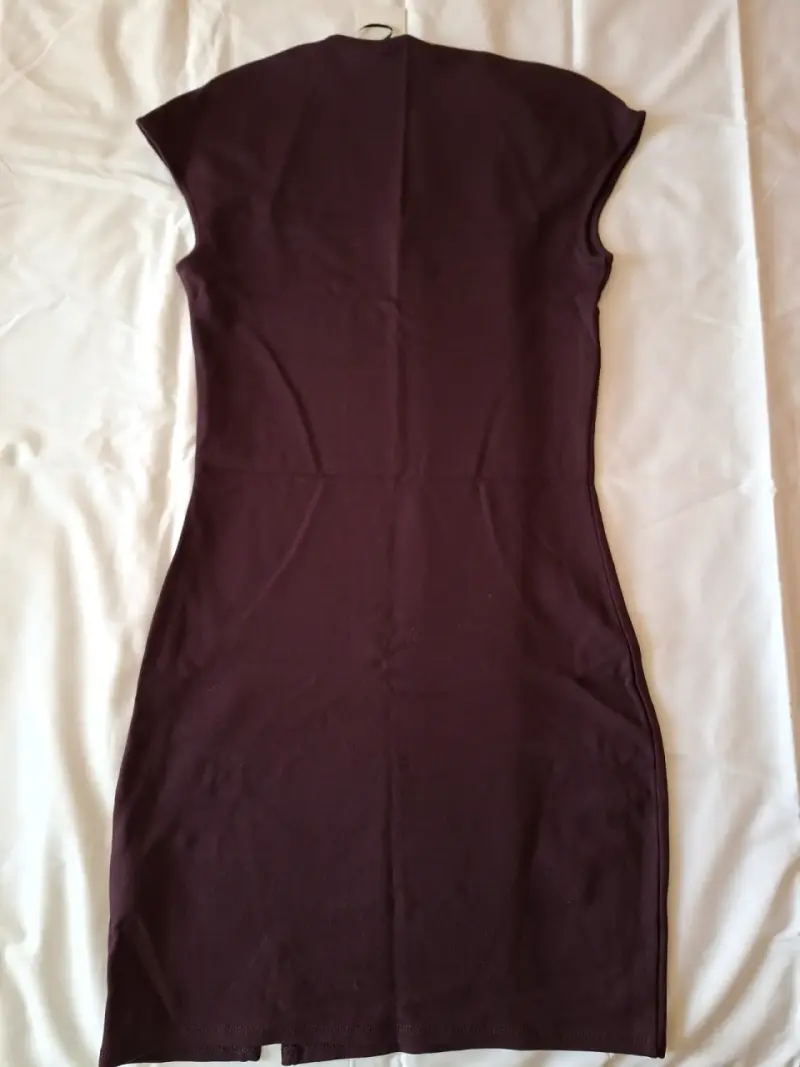 Vestido Ajustado  Burdeos - 4