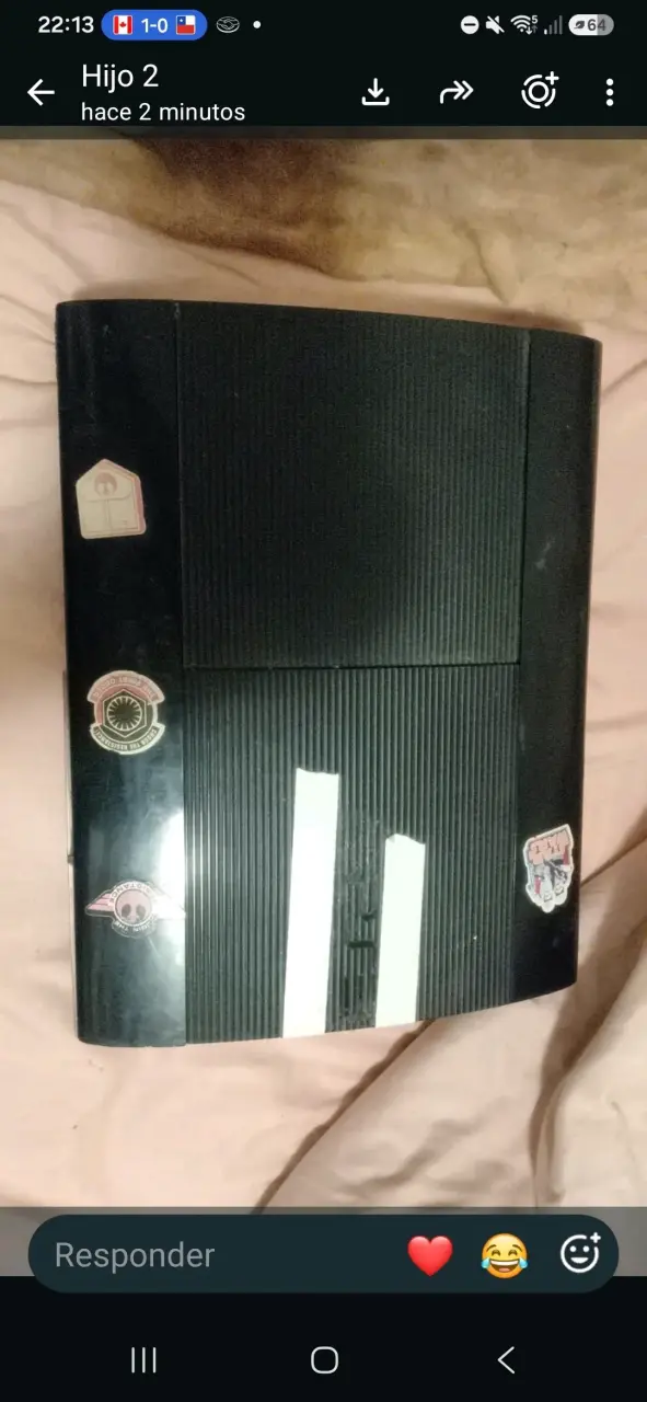 Consola PlayStation 3 Slim Negra Usada - 1