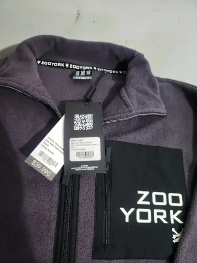 Chaqueta polar Zoo York gris con cierre - miniatura 2
