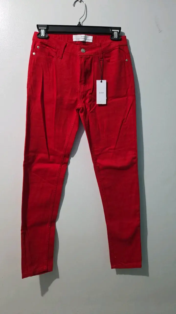 Pantalones rojos Alaniz talla 38 - 2