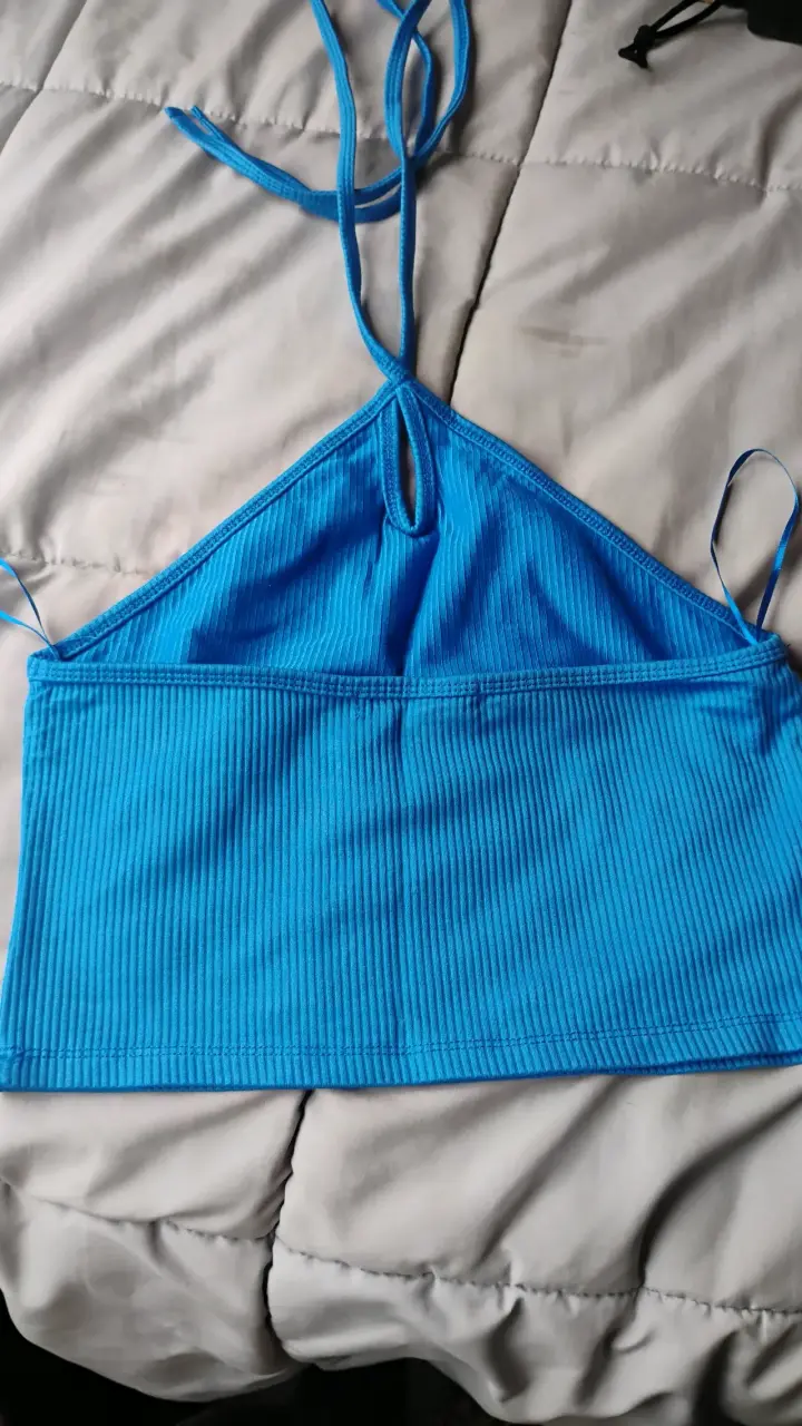 Top azul de tirantes Opposite - 2