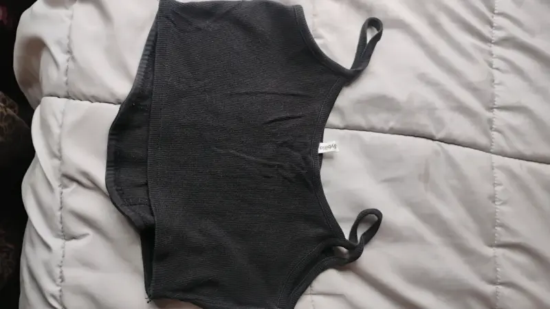 Top negro sin mangas Sybilla talla XS - 2