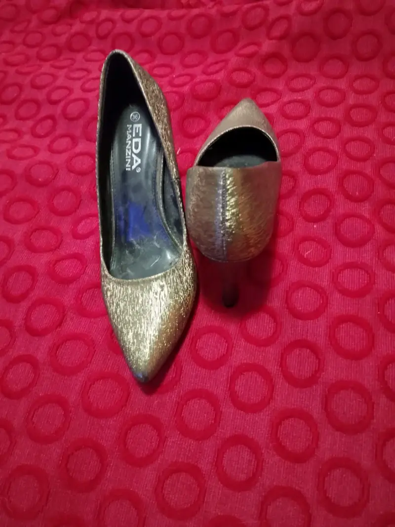 Zapatos de tacón dorados EDA MANZINI Mujer - 3