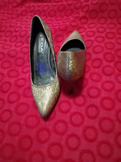 Zapatos de tacón dorados EDA MANZINI Mujer - miniatura 3