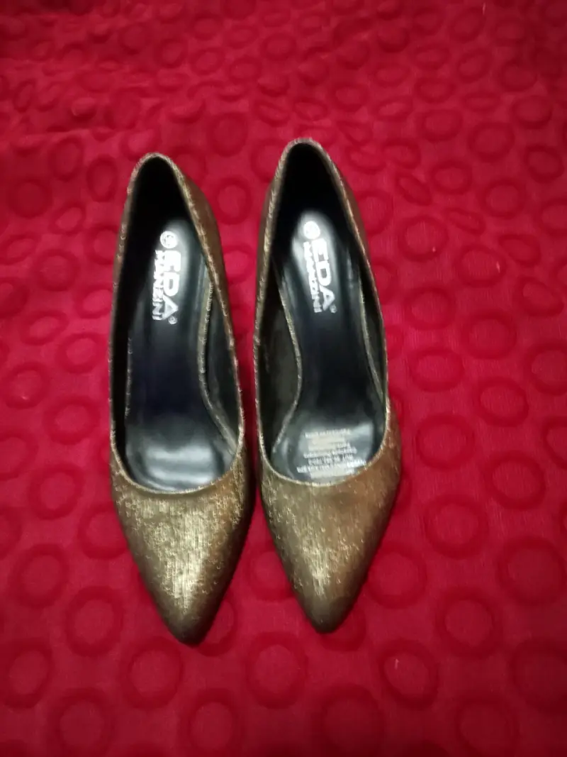 Zapatos de tacón dorados EDA MANZINI Mujer - 4