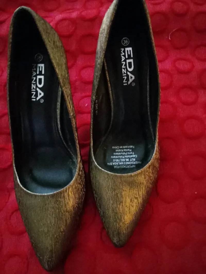 Zapatos de tacón dorados EDA MANZINI Mujer - 5