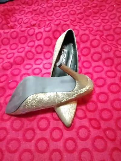 Zapatos de tacón dorados EDA MANZINI Mujer - miniatura 6