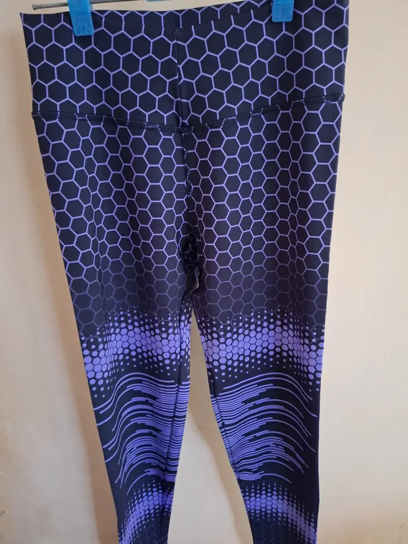 Leggings con Diseño Hexagonal - 4