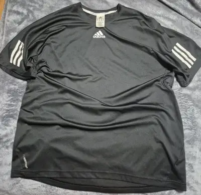 Polera deportiva negra Adidas Clima365 - miniatura 1