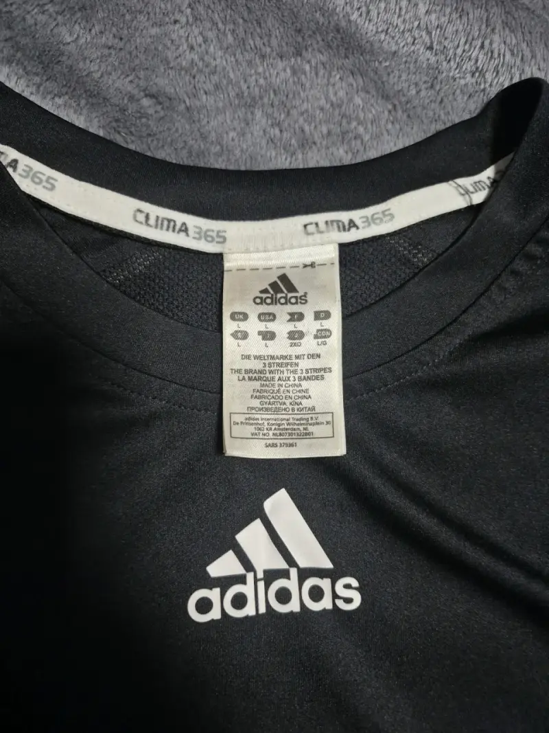 Polera deportiva negra Adidas Clima365 - 2