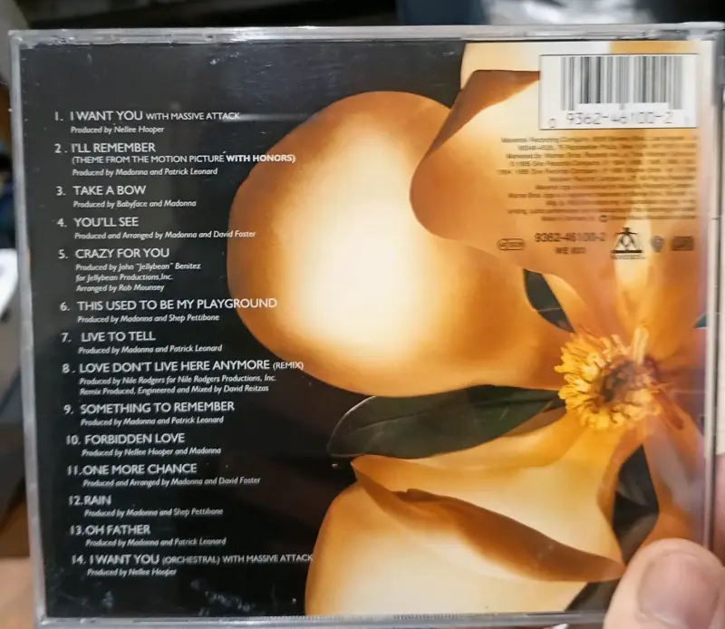 CD Madonna 'Something to Remember' - 2