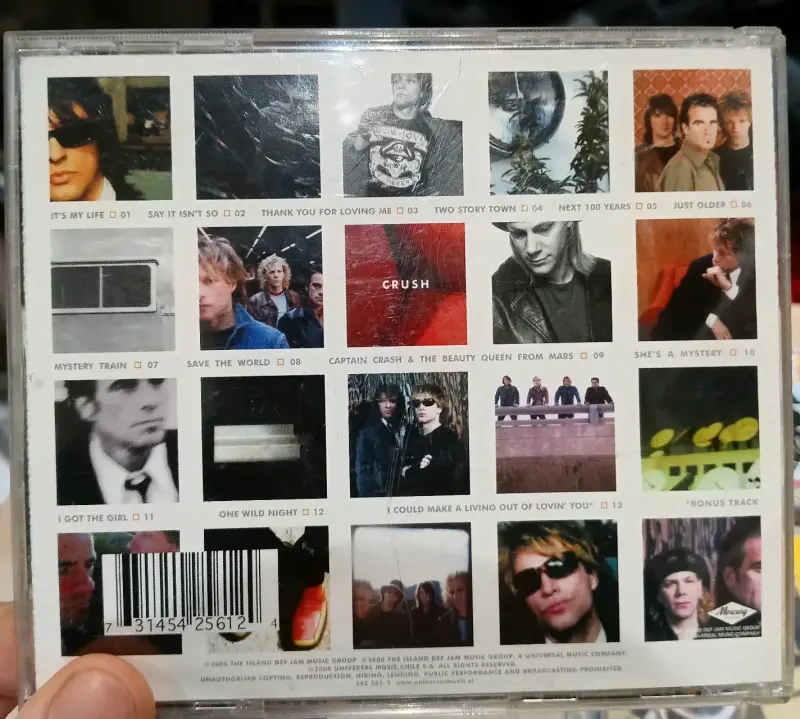 CD Bon Jovi  "Crush" - 2