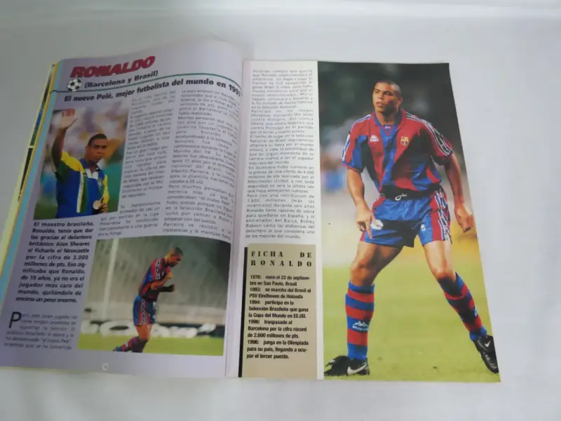 Revista Estrellas del Fútbol Póster De Ronaldo - 5