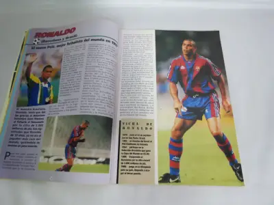Revista Estrellas del Fútbol Póster  De Ronaldo - miniatura 5