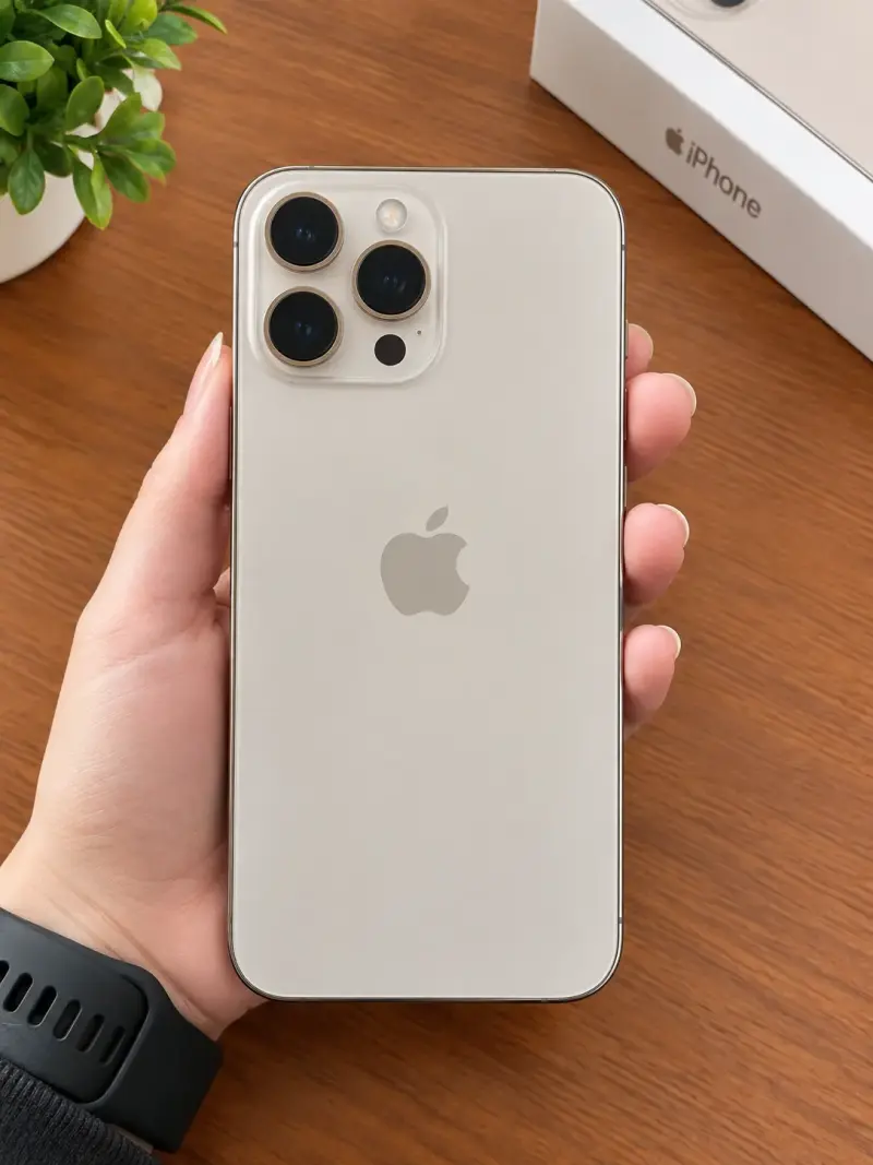 iPhone 16 Pro Max 256GB color dorad en B Estado - 1