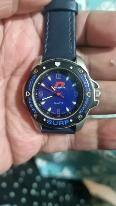 Reloj Pro Sport azul dama resistente al agua - miniatura 1