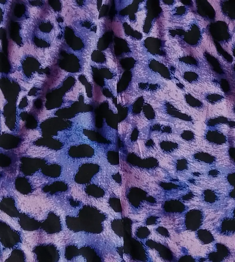 Top de tirantes estampado animal print morado - 2
