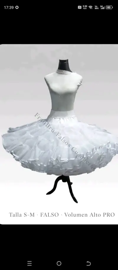 Falda Cuequera Franbru Talla S - miniatura 3