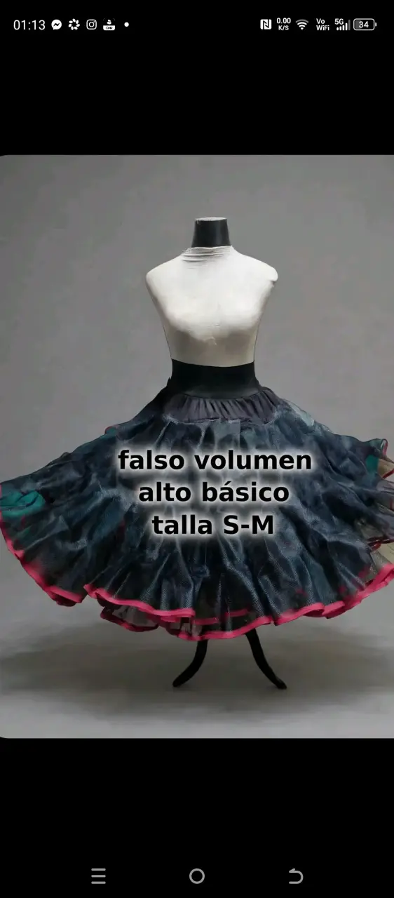 Falda Cuequera Franbru Talla S - 4