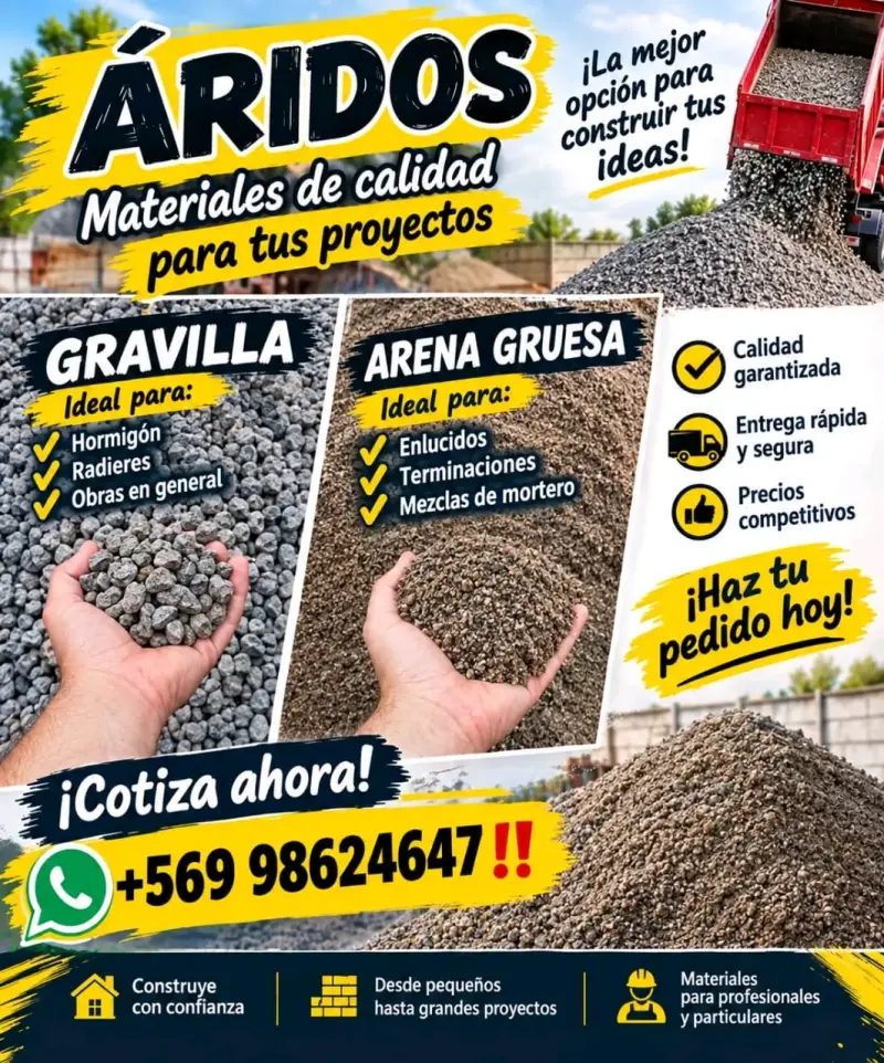 Áridos de Calidad para Construcción