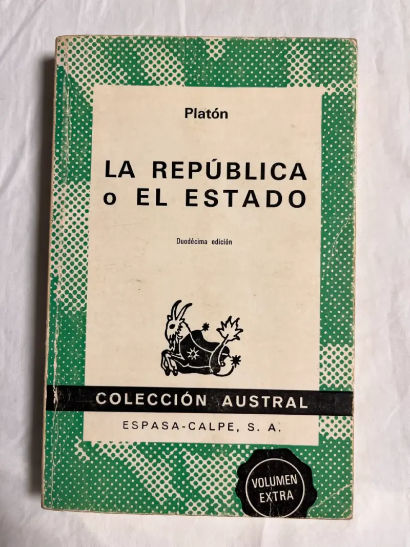 Libro La República o El Estado de Platón - 1
