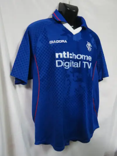 Camiseta de fútbol Diadora Rangers azul - miniatura 3